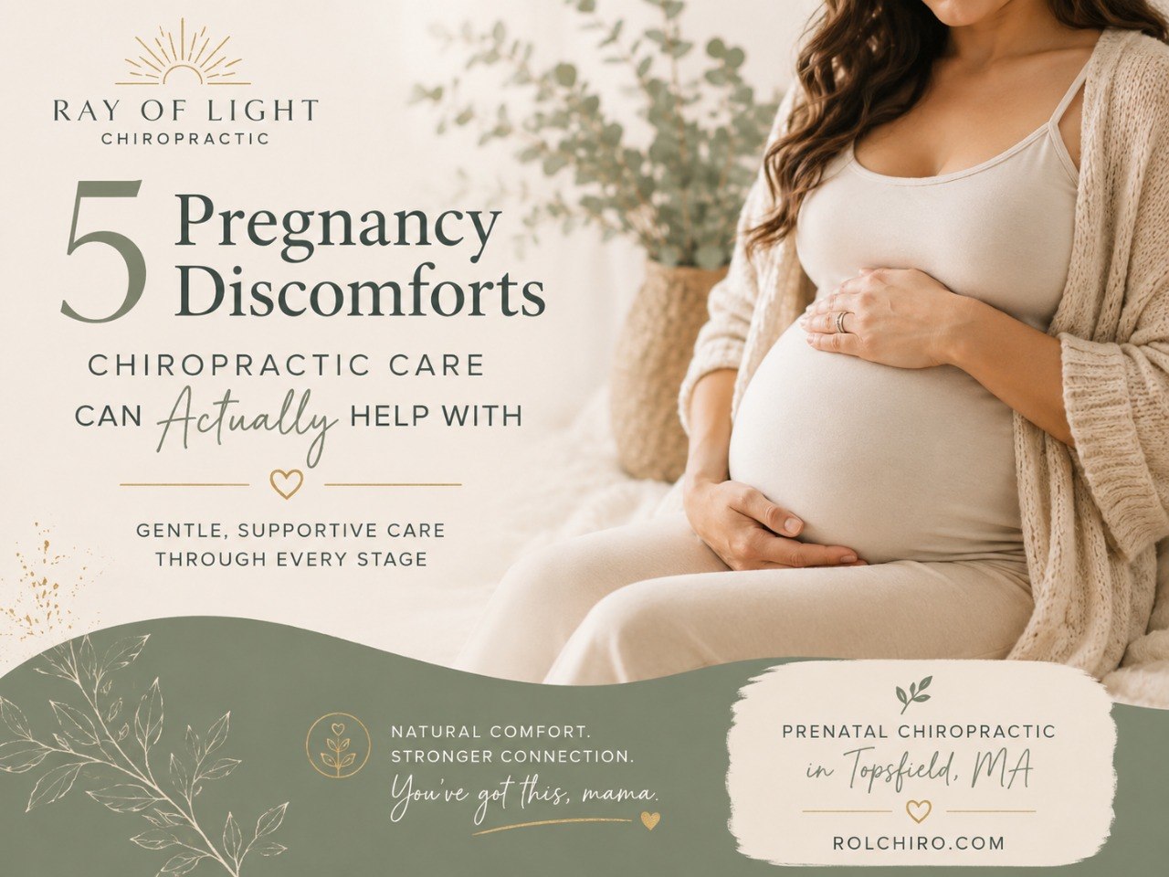 5 Pregnancy Discomforts Chiropractic Care Can Actually Help With